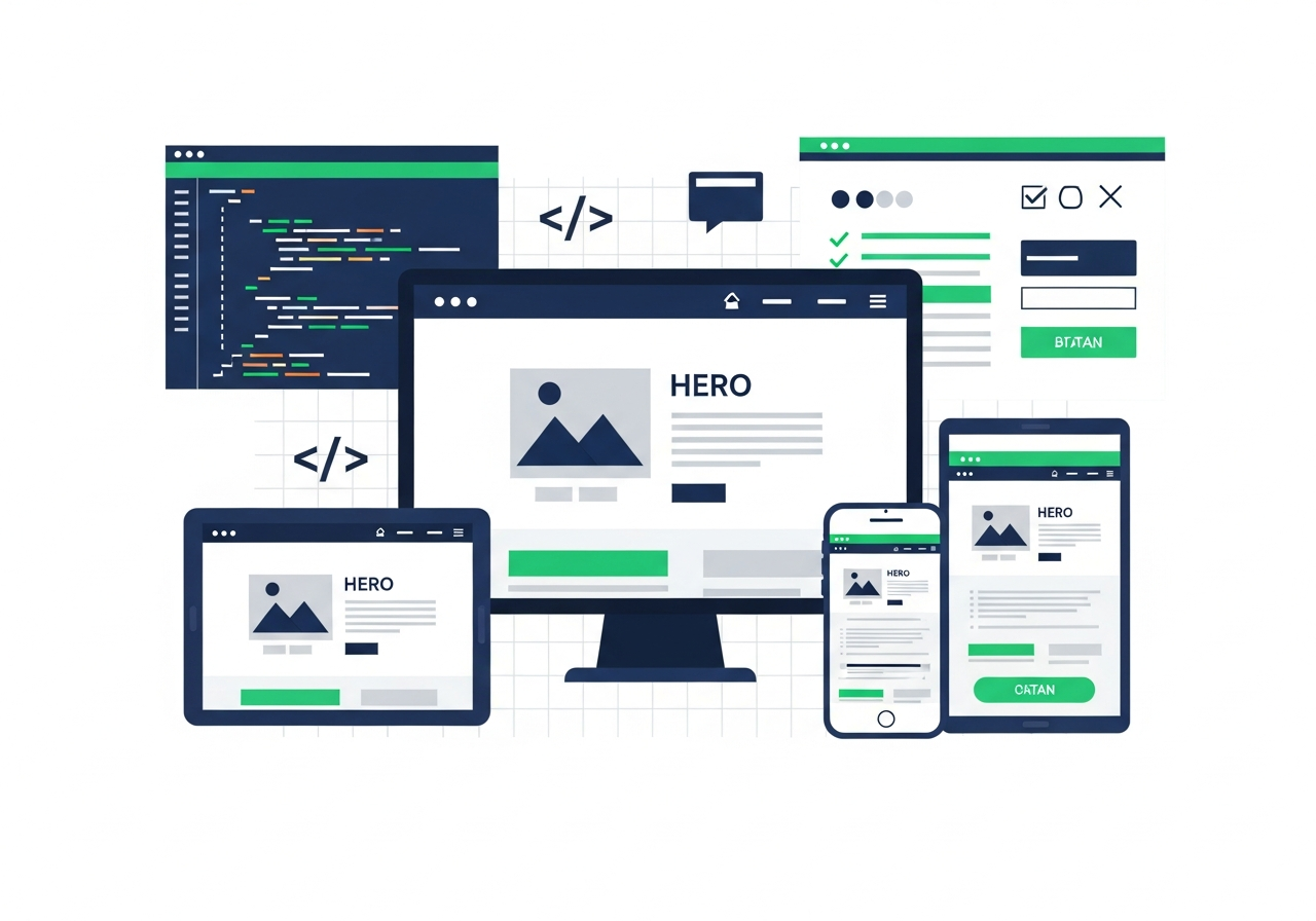 Web Development Illustration